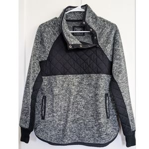 A+F Asymmetrical Snap-Up Fleece, Small